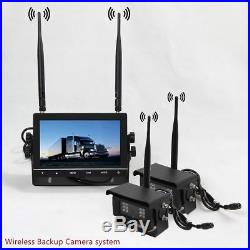 Lorry Van Wireless Reversing Camera System Kit DVR Night Vision 12-24V Safety