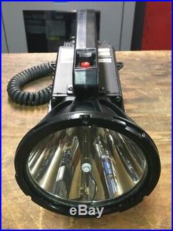 Maxa Beam Hand-Held HID Searchlight Kit Cased c/w 2 Batteries, Charger & Leads
