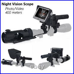 Megaorei 2 Night Vision Hunting Camera Rifle Scope HD 720P Screen Flashlight kit