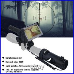 Megaorei 2 Night Vision Hunting Camera Rifle Scope HD 720P Screen Flashlight kit