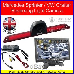 Mercedes Sprinter/VW Crafter Rear Brake Light Reversing CCD Camera Kit