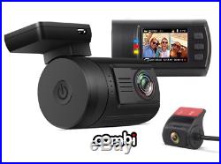Mini 0906 Pro Wi Fi Dual Full 1080P HD GPS Dash Cam FREE H-WIRE KIT & CPL