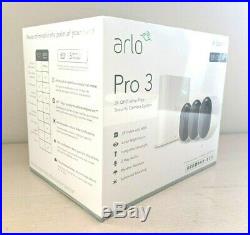 NEW! Arlo Pro 3 Wire Free Camera Kit Wireless 2K HDR Security 3 Camera System