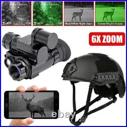 NVG10 1080P Helmet Monocular Night Vision Goggles WiFi Tactical Hunting Device