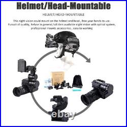 NVG10 Monocular Night Vision Goggles 1080P WiFi for Hunting Observation Helmet