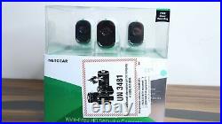 Netgear AVM4000C-100NAS Arlo Pro Rechargeable Wire-free Hd Security 3 Camera Kit