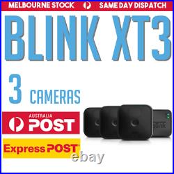 Newest 2021 Blink XT3 Outdoor Wireless 3 Camera Kit Weather-resistant HD AU