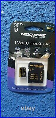 Nextbase 522GW Dashcam with Rear Camera, Hardwire Kit and 128gb Micro SD Card