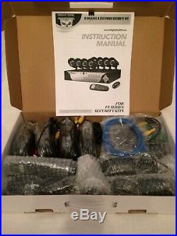 Night Owl Security Camera Kit 8 CH H264 DVR with 4 Night Vision Cameras NEW