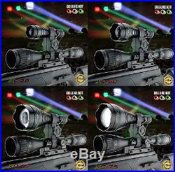 Opticfire XC 3 LED Deluxe scope mount gun light hunting torch lamping kit lamp