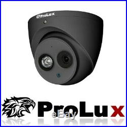 PROLUX CCTV 4K 8MP UHD 50M Night Vision Outdoor 4CH DVR Home Security System Kit