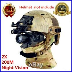 Pro Tactical Rifle Scope HD Night Vision Helmet Telescope Hunting Kit Waterproof