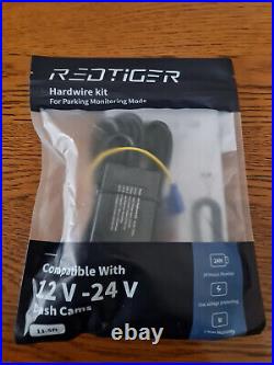 REDTIGER F7N 4K Dash Cam Front+Rear Dash Cam WiFi GPS + hardwire kit