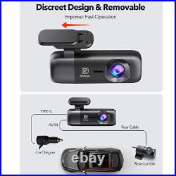 REDTIGER F9 Dash Cam 4K Front and Rear Dash Camera WiFi GPS with Hardwire Kit