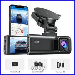 REDTIGER Front and Rear Dash Camera Parking Mode Dash Cam Free Hardwire kit