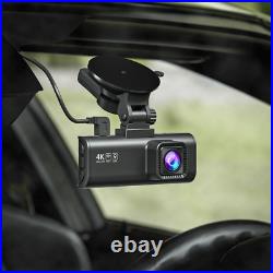 REDTIGER Front and Rear Dash Camera Parking Mode Dash Cam Free Hardwire kit