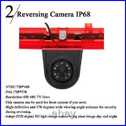 Rear View Reverse 3rd Brake Light Reversing Car Camera 7'' For Fo //