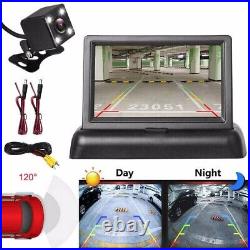 Rear View Reversing Camera Kit HD Monitor Parking Night Vision Car Van Bus Truck