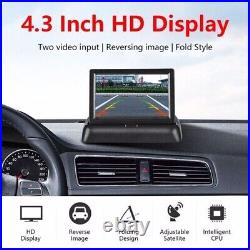 Rear View Reversing Camera Kit HD Monitor Parking Night Vision Car Van Bus Truck