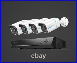 Reolink 4K HD Security Camera System 8CH PoE NVR 4 CAM 8MP Camera Kit RLK8-800B4