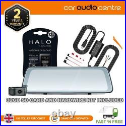 Road Angel Halo View Aura HD5 Car Van Truck Dashcam DVR SD Card and Hardwire Kit