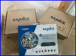 SANNCE 1080P CCTV Camera System 4 8CH 5IN1 DVR Night Vision Outdoor Security Kit