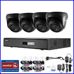 SANNCE 1080P CCTV Camera System 4/8CH DVR Night Vision Home Outdoor Security Kit