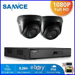 SANNCE 4/8CH 5IN1 DVR Home Security CCTV Camera Outdoor System Night Vision Kit