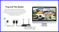 SANNCE Wireless 8CH NVR CCTV IP Outdoor Camera Home Security System Kit IP66 1TB