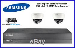 Samsung CCTV HD 1080P 2MP Night Vision In/Outdoor DVR Home Security System Kit