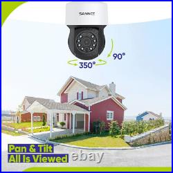 Sannce 1080p Cctv Camera System 2mp 8ch 5in1 Dvr Ai Human Detection Security Kit