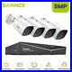 Sannce 5mp Cctv Camera System 8ch H. 264+ Dvr Night Vision Kit Outdoor Security