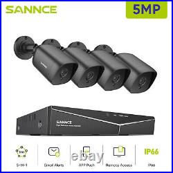 Sannce 5mp Cctv Camera System 8ch H. 264+ Dvr Night Vision Outdoor Security Kit