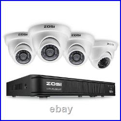 Security Camera System 720P Cabled DVR Kit HD IR WIFI CCTV Outdoor/Indoor Cam