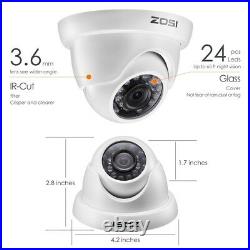 Security Camera System 720P Cabled DVR Kit HD IR WIFI CCTV Outdoor/Indoor Cam