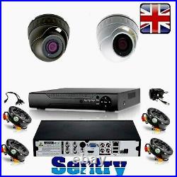 Sentry Cctv System 1080p Sony Dome 2 Camera Kit 250gb 500gb 1tb 2tb Dvr Recorder
