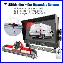 Sharper Images 7 Monitor Car Backup Camera Rear View Parking Night Vision Kit