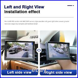 Side View Camera System Kit 5in LCD Monitor Night Vision IP67 Backup Camera