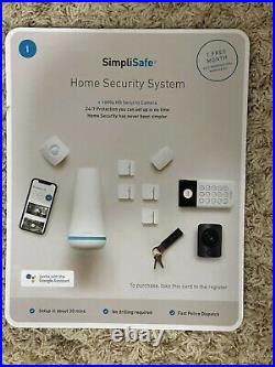 SimpliSafe 10-Piece DIY Home Security Kit with 1080p HD Security Camera HSK 101