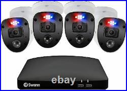 Swann CCTV Kit, 8 Channel 1080p Full HD 1TB HDD DVR-4680 with 4 x PRO-1080SL