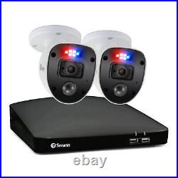 Swann Camera Kit 2 CCTV DVR 4 Channel 1080p Night Vision LED 10m Range 90° Angle