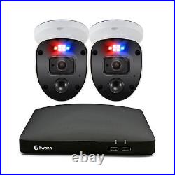 Swann Camera Kit 2 CCTV DVR 4 Channel 1080p Night Vision LED 10m Range 90° Angle