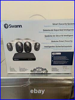 Swann DVR4680 8 Channel 1080p Full HD CCTV Kit Four sensor warning light cameras