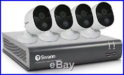 Swann DVR8-4580 8 Channel 1080p Thermal Sensing CCTV Kit & 4x PRO-1080MSB Cam