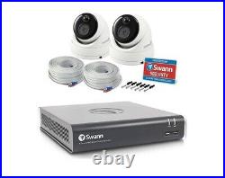 Swann DVR 4580 4 8 Channel HD Heat Motion Sensing 1080MSD Dome Cameras CCTV Kit