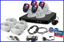Swann DVR 5680 8 Channel 1TB 4 x PRO-4KRL Enforcer Heat Siren Cameras CCTV Kit