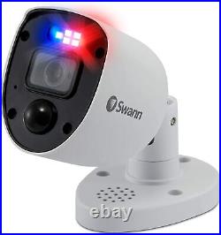 Swann DVR 5680 8 Channel 2TB 4 x PRO-4KRL Enforcer Heat Siren Cameras CCTV Kit