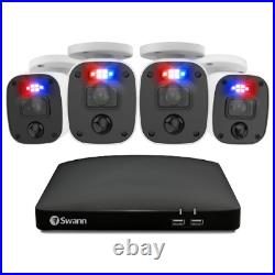 Swann DVR 8-4680 8 Channel 2TB 4x 1080MQB Audio Cam CCTV Enforcer Kit 846854MQB