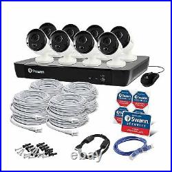Swann NVR16-8580 2TB 16 Channel NVR with 8x 5MP Thermal Cameras CCTV Kit