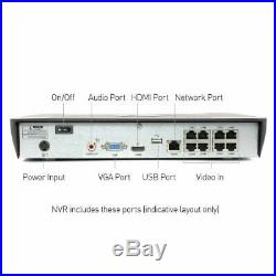 Swann NVR8-8580 8 Channel NVR 2TB 6x NHD-885 8MP 4K Ultra HD Cameras CCTV Kit